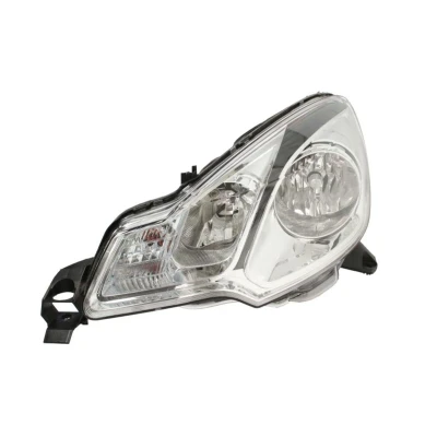 Kuva ABAKUS 552 1134LMLDEM7 Ajovaloumpio Vasen H7, H1 Kromi Lasinkirkas Valokorkeussäätimen moottorilla PX26d, P14.5s CITROËN: C3 II