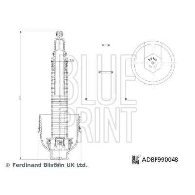 Kuva BLUE PRINT ADBP990048 Kansi, Oljysuodatinpesä 84mm BMW: 5 Sedan, 3 Touring, Sedan