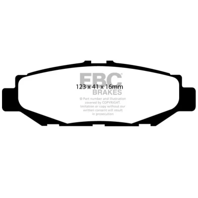Kuva Jarrupalasarja, levyjarru EBC Brakes DP2848