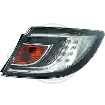 Kuva DIEDERICHS 5626094 Takavalot Oikea W21W, LED Kromi, Lasinkirkas MAZDA: 6 Sedan