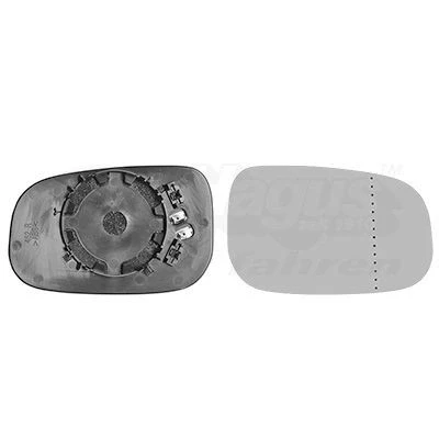 Kuva VAN WEZEL 5947838 Sivupeilin Lasi Oikea VOLVO: V70 2, V50, C30