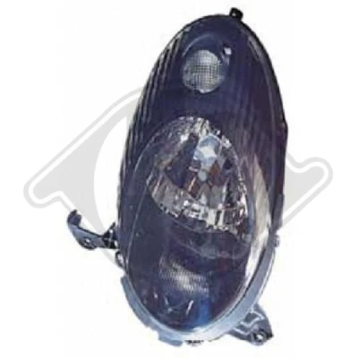 Kuva DIEDERICHS 6024181 Ajovaloumpio Vasen H4 Musta NISSAN: MICRA 3