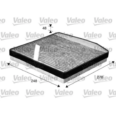Kuva VALEO CLIMFILTER PROTECT 715571 Raitisilmasuodatin Aktiivihiilisuodatin 278 244 39 VOLVO: V70 2, S60 I, XC90 I