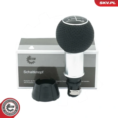 Kuva ESEN SKV 63SKV007 Vaihdekepin nuppi 5 vaihteinen Nahka