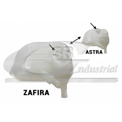 Kuva 3RG 67400 Paisuntasäiliö OPEL: Astra H Caravan, Hatchback, Sedan