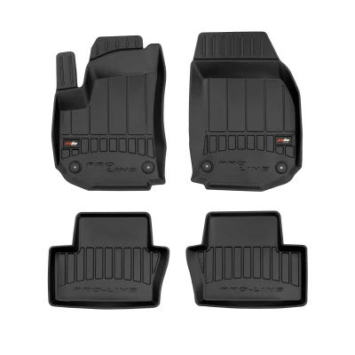 Kuva FROGUM 3D408814 Lattiamattosetti Kumi Edessä ja takana 4 Musta OPEL: Zafira B