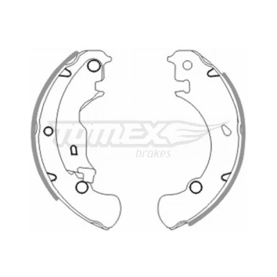 Kuva TOMEX brakes TX 20 42 Jarrukengät Taka akseli 203 38