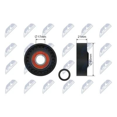 Kuva Kiristysrulla, moniurahihna FORD FOCUS II, VOLVO C30, C70 Cabriolet S40 V50 OE 1374427, 30711320, 6M5Q 6A228 BA