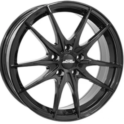 Kuva Inter Action 2 Zodiac Gloss Black 6.5x16 5/108 ET45 B65.1
