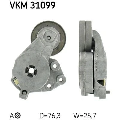 Kuva SKF VKM 31099 Kiristysrulla VOLKSWAGEN: Polo V Hatchback, Touran I, Jetta 3, SEAT: Ibiza 4 ST, SKODA: Fabia 2