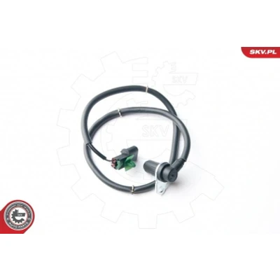 Kuva ESEN SKV 06SKV219 ABS Anturi Taka akseli 2 napaa 700mm 12V Sähköinen musta/vihreä Soikea Uros MITSUBISHI: PAJERO 3