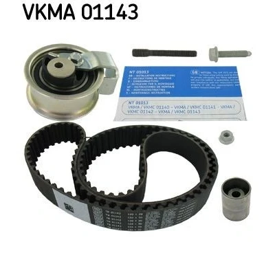 Kuva SKF VKMA 01143 Jakohihnasarja 120 Pyöristetyllä hammasprofiililla AUDI: A6 C5 Avant, Sedan, VOLKSWAGEN: Passat B5 Bora Sedan