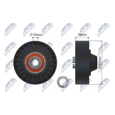 Kuva Ohjainrulla, moniurahihna ALFA ROMEO, FIAT, LANCIA OE 46454419, 46514222, 46794035