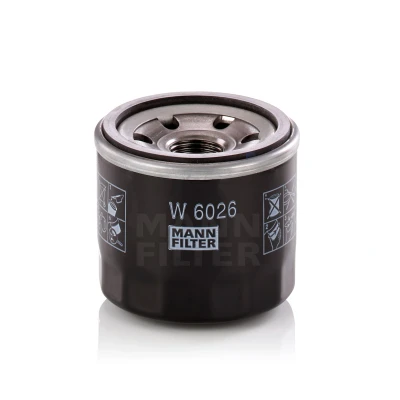 Kuva MANN FILTER W 6026 Öljynsuodatin 3/4 16 UNF 1B Ruuvattava suodatin SUZUKI: SWIFT 5