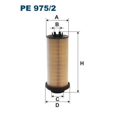 Kuva FILTRON PE 975/2 Polttoainesuodatin Suodatinpanos
