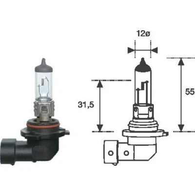 Kuva MAGNETI MARELLI 002577300000 Polttimo, kaukovalo HB4 12V 51W P22d Halogeeni
