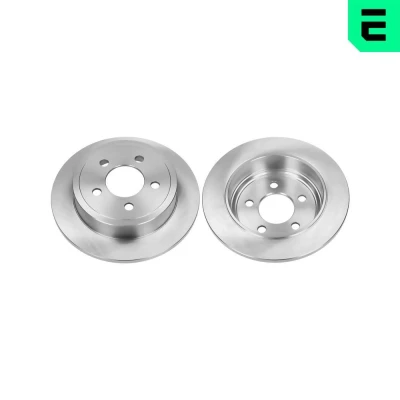 Kuva OPTIMAL Jarrulevy JEEP: Cherokee III Taka akseli 285mm 12mm 5/5 täysi pinnoitettu BS 7724C 52128411AA,52128411AB Jarrulevyt