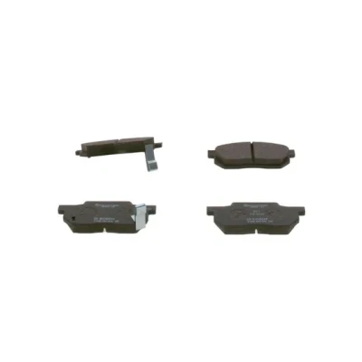 Kuva BOSCH 0 986 490 440 Jarrupalat Low Metallic akustisella kulumavaroittimella HONDA: Jazz 3, CIVIC 4 Stufenheck, Hatchback