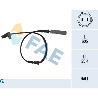 Kuva Tunnistin, kiertonopeus, Etuakseli Bmw 7 [E38] OE 34 52 1 182 076, ALS 435