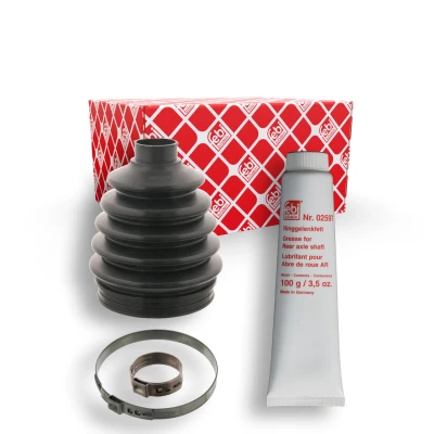 Kuva FEBI BILSTEIN 29963 Paljekumisarja, Vetoakseli Etuakseli, Pyörän puoli Thermoplast