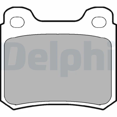 Kuva DELPHI LP915 Jarrupalat Ei kulumisenilmaisimelle Huudonvaimennuspellillä Ilman tarvikkeita MERCEDES BENZ: E sarja Sedan, W124 C Sedan