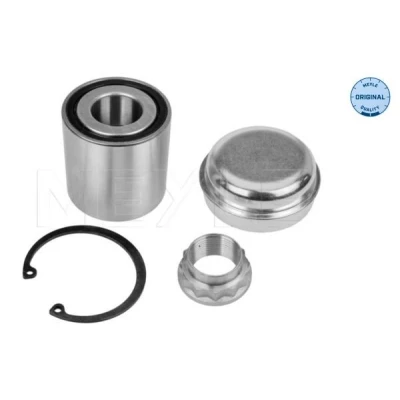 Kuva MEYLE 014 098 0038/S Pyöränlaakerit Taka akseli, molemminpuolinen Asennusmateriaalilla ORIGINAL Quality 55 Kartiorullalaakeri MERCEDES BENZ: A sarja
