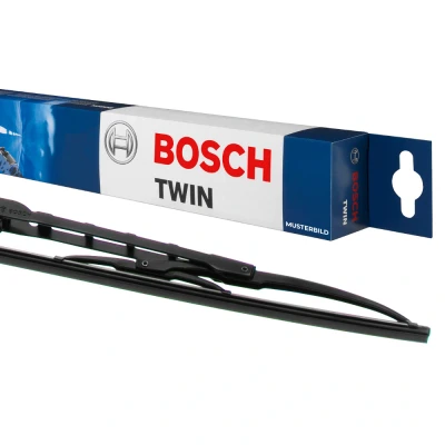 Kuva Pyyhkijänsulka Bosch Twin 3 397 011 354 ilman spoileria MERCEDES BENZ: E sarja T modell, ML sarja, VOLVO: 240 Sedan