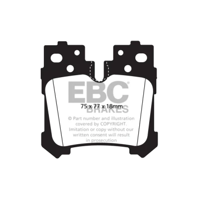 Kuva EBC Brakes DP41812R Jarrupala, levyjarru
