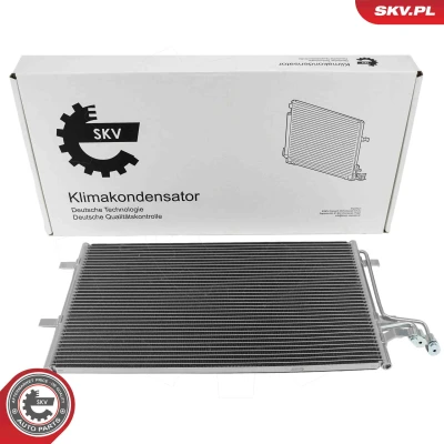 Kuva ESEN SKV 86SKV045 Ilmastoinnin Lauhdutin ilman vedenerotinta Alumiini 665mm FORD: Focus 2 Limousine