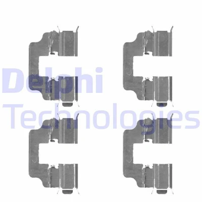 Kuva DELPHI LX0493 Tarvikesarja, Jarrupala HONDA: CIVIC 8, 9 Stufenheck, 8 Hatchback