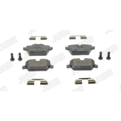 Kuva Jurid 573136JC Jarrupalat White Low Dust Keraaminen Kulumisenilmaisemelle BMW: 3 Coupe, Sedan, 1 Hatchback