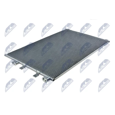 Kuva NTY CCS RE 021 Ilmastoinnin Lauhdutin ilman vedenerotinta Alumiini 655 R 134a RENAULT: SCENIC 2, GRAND 2