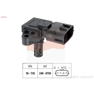 Kuva EPS 1.993.126 Paineilma Anturi, Korkeus Made in Italy OE Equivalent
