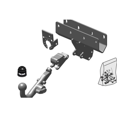 Kuva Vetokoukku, irrotettava JEEP COMMANDER, GRAND CHEROKEE III OE
