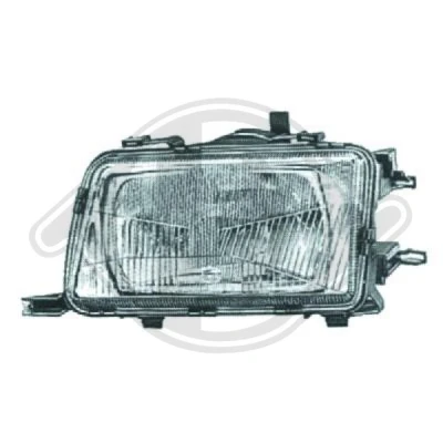 Kuva DIEDERICHS 1015082 Ajovaloumpio Oikea H4 AUDI: 80 B4 Sedan