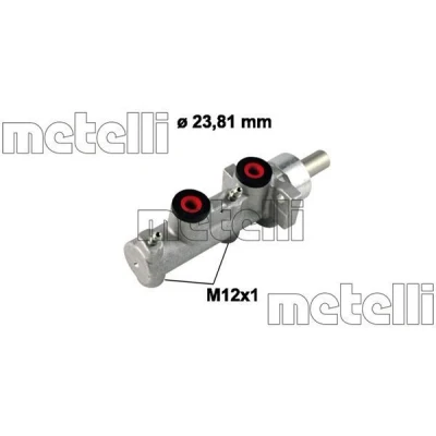 Kuva METELLI 05 0600 Jarrupääsylinteri 23,81 Alumiini Ohjaus oikealla VOLKSWAGEN: New Beetle Hatchback