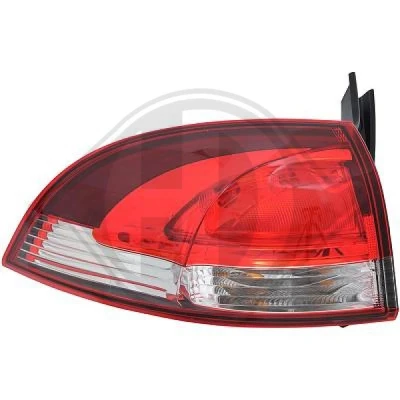Kuva DIEDERICHS 4416691 Takavalot Vasen Uloin osa P21/5W, PY21W polttimoilla Lampun kannalla RENAULT: Clio 4