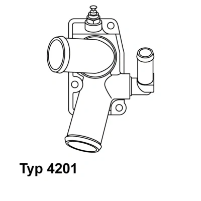 Kuva WAHLER 4201.92D Termostaatti 92 Tiivisteillä OPEL: Vectra B Sedan, CC