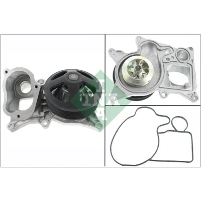 Kuva INA 538 0715 10 Vesipumppu Moniurahihnavedolle BMW: 5 Sedan, Touring, 3 Touring