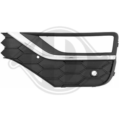 Kuva Ritilä, Eteen, vasen Diederichs 2276049 vw amarok, amarok flak/chassi OE 2H6807489E 9B9,