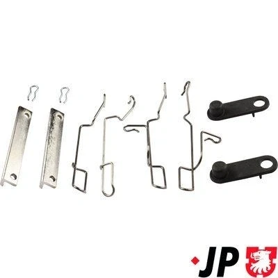 Kuva JP GROUP 3163750210 Tarvikesarja, Jarrupala Etuakseli CITROËN: AX, PEUGEOT: 405 II Sedan, 306 Hatchback
