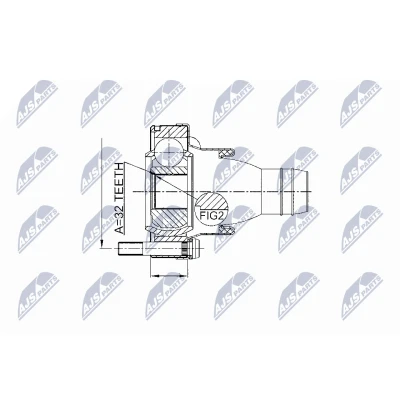 Kuva NTY NPW BM 002 Vetonivel Vaihteiston puoli BMW: 5 Sedan, X5