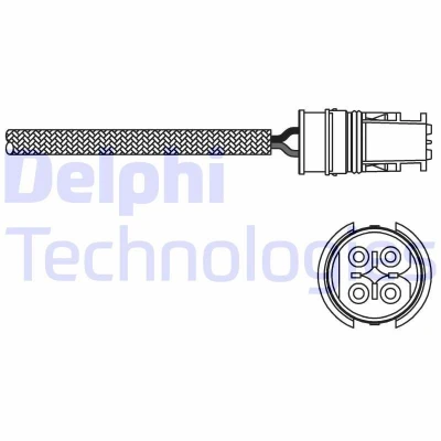 Kuva DELPHI ES20313 12B1 Lambda Anturi Planarsondi, Lämmitetty MERCEDES BENZ: C sarja Sedan, E T modell