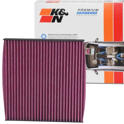 Kuva K&amp;N Filters DVF5069 Raitisilmasuodatin Aktiivihiilisuodatin 234 29 neliönmuotoinen HONDA: CR V 4, 3, CIVIC 8 Hatchback
