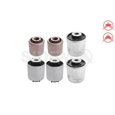 Kuva SIDEM 8216006 KIT Tukivarren Hela Etuakseli, ala Kumimetallilaakeri Poikittaistukivarsi