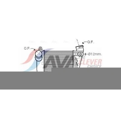 Kuva Välijäähdytin AVA QUALITY COOLING AIA4354