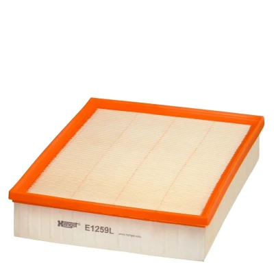 Kuva HENGST FILTER E1259L Ilmansuodatin 57 230 290 Suodatinpanos DODGE: Nitro SUV, JEEP: Cherokee IV
