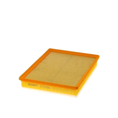 Kuva HENGST FILTER E749L Ilmansuodatin 58 263 358 Suodatinpanos RENAULT: MASTER 2 Pritsche/Fahrgestell, Bus, Kasten, OPEL: Movano A Van