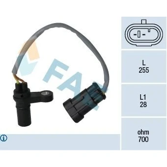 Kuva Kierroslukuanturi OPEL, VAUXHALL OE 1238111, 90486211, 96040610