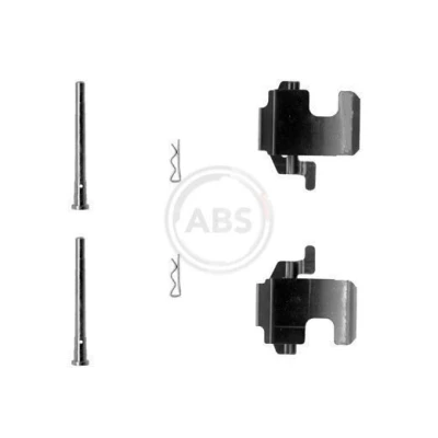 Kuva A.B.S. 1273Q Tarvikesarja, Jarrupala FIAT: 500 Hatchback, Punto II Panda Hatchback